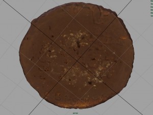 chocolate cookie Model 3D