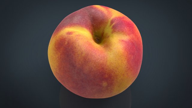 peach Modello 3D .c4d .max .obj .3ds .fbx .stl .blend 