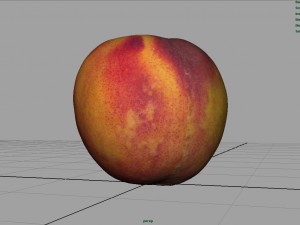 peach Modello 3D