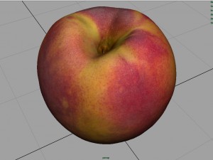 peach Modello 3D