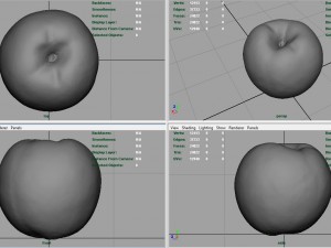 peach Modello 3D