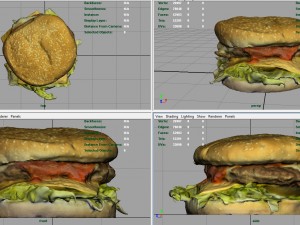 hambuger 3D Модель