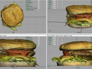 hambuger 3D Model