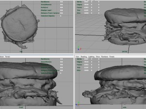 hambuger 3D Модель
