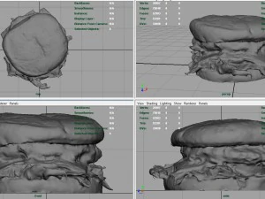 hambuger 3D Model