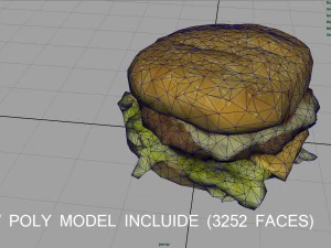 hambuger 3D Model