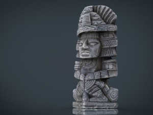 ancient maya figure Modelo 3D