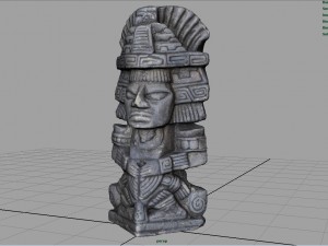 ancient maya figure Modelo 3D