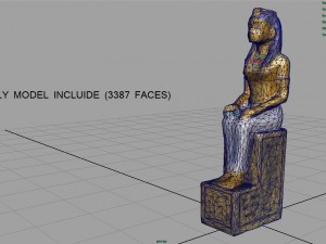 egyptian figure 1 3D 模型