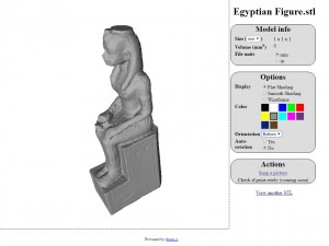 egyptian figure 1 3D 模型
