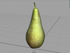 realistic pear 3D-Modell