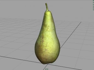 pera realistica Modello 3D