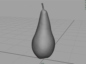 pera realistica Modello 3D