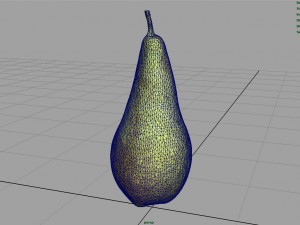 realistic pear 3D-Modell