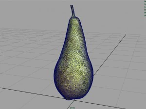 pera realistica Modello 3D