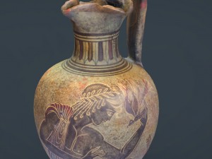 greek vase 3 3D Model