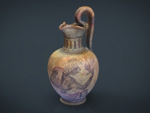 greek vase 3 Modèle 3D
