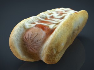 hot dog 3Dモデル