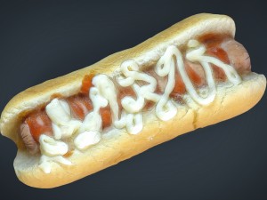 hot dog 3Dモデル