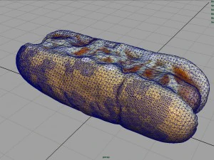 hot dog Modello 3D