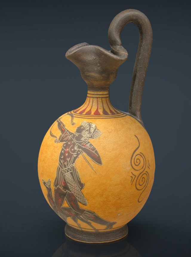 greek vase 5 Modelo 3D .c4d .max .obj .3ds .fbx .stl .blend 