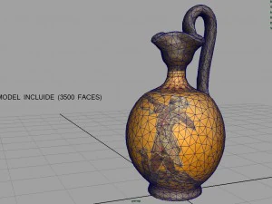 vaso grego 5 Modelo 3D