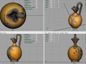 vaso grego 5 Modelo 3D