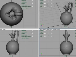 vaso grego 5 Modelo 3D