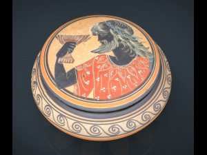 greek vase 4 3D Model