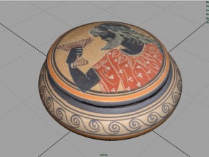 greek vase 4 3D Модель