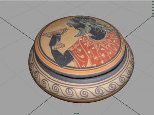 greek vase 4 3D Model