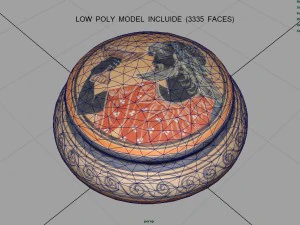 greek vase 4 3D Model