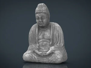 仏陀 1 3Dモデル