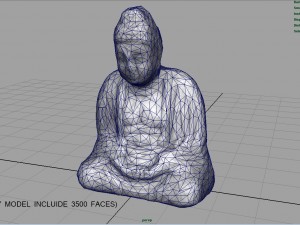 buddah 1 Model 3D
