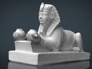 egyptian sphinx 3D Models
