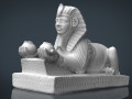 egyptian sphinx Model 3D