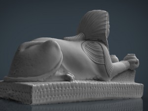 egyptian sphinx 3D Model