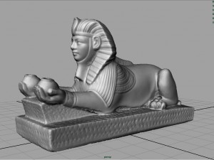 egyptian sphinx 3D Model