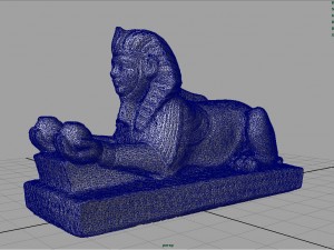 egyptian sphinx 3D Model