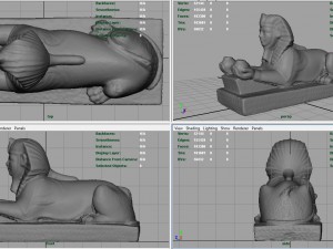 egyptian sphinx 3D Model