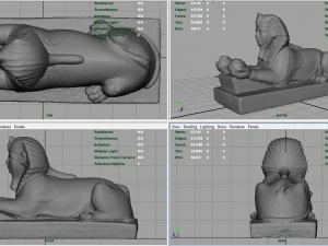egyptian sphinx 3D Model