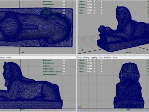 egyptian sphinx 3D Model