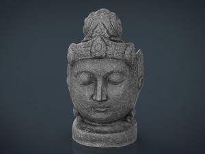 buddha head Modèle 3D