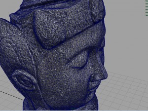 buddha head Modèle 3D