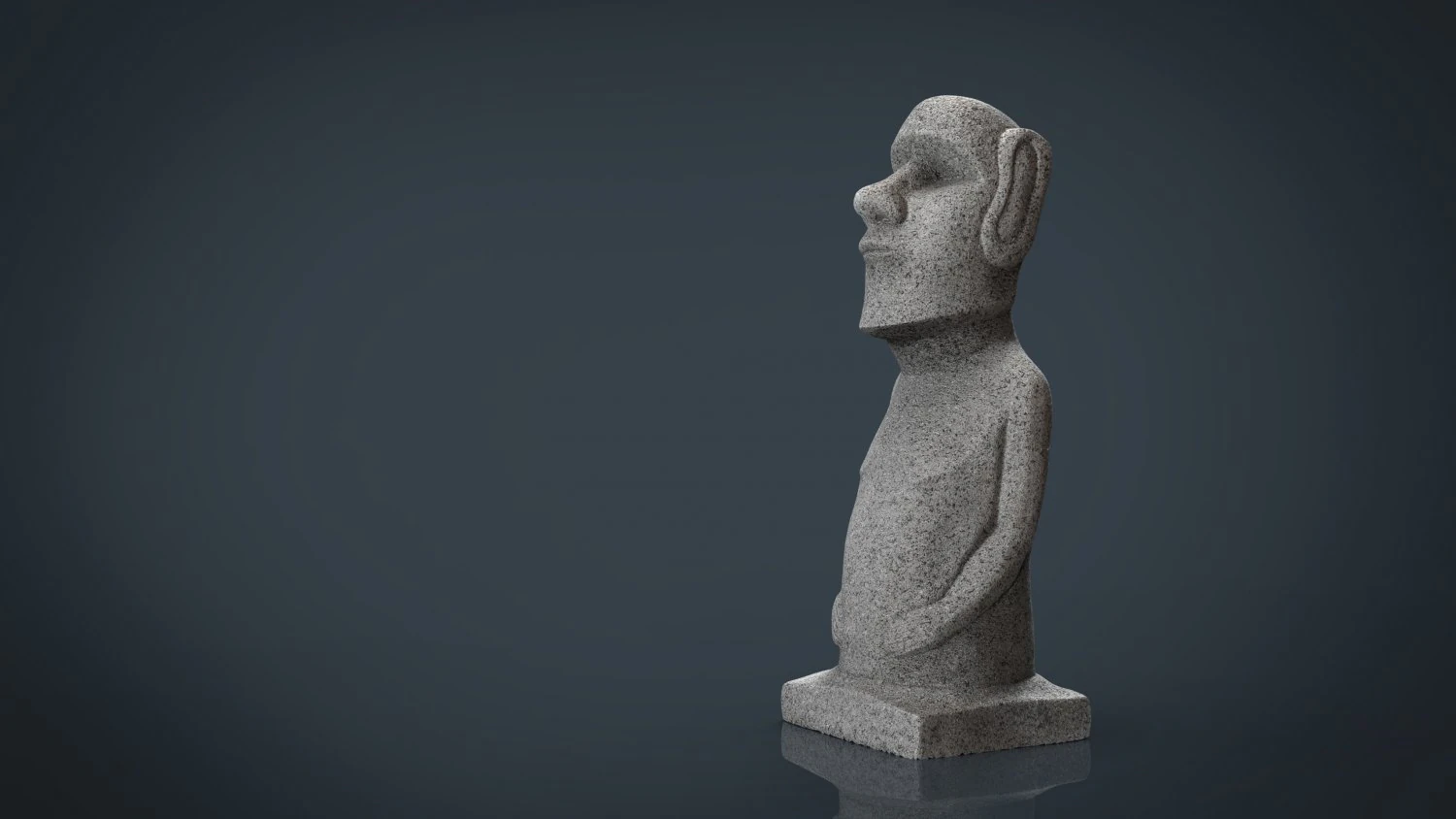 moai statue 3D Model .c4d .max .obj .3ds .fbx .stl .blend 