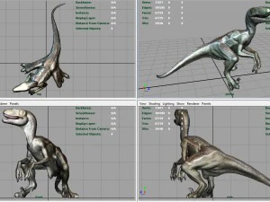 velociraptor 3D Model