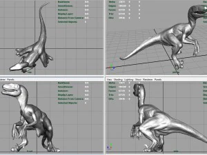velociraptor 3D Model