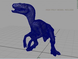 velociraptor Modello 3D