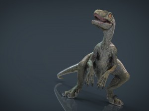 velociraptor Modello 3D