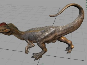 dilophosaurus 3D Model